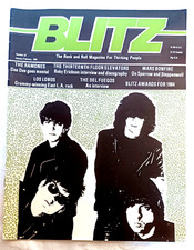 Blitz #57 1985 The Ramones 13th Floor Elevators del Fuegos  Near Mint Q1 picture