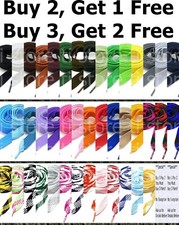 Fat Shoelaces Thick Flat 3/4