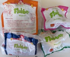 1997 McDonald’s Japan Disney Flubber Complete Set 4 Sealed Happy Meal Toys Weebo picture