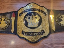 SMW Smoky Mountain Wrestling World Heavyweight Championship Belt Replica Title picture