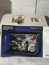 Franklin Mint Harley Davidson Heritage Softail 1/10 Motorcycle w/Box & Papers picture