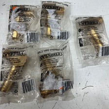 5pk Everbilt 3/4 in.MPT x 3/4 in. to 1 in. Dual Barb Brass Hydrant Elbow Fitting picture