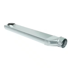 28 in. to 45 in. Adjustable Space Saver Aluminum Dryer Vent Duct with Straight picture