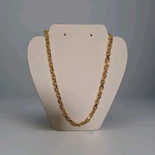 18K Yellow Gold Cable Chain Necklace, Lobster Clasp, No Stone picture