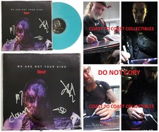 Slipknot Metal Band Signed We Are Not Yor Kind Album COA Proof Auto Vinyl Record picture