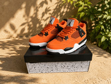Men's All Size US Jordan 4 “Total Orange” 7-12 NEW picture