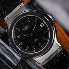Hublot MDM Strap & Clasp Conversion - Full Set 36mm Black Dial Unisex Watch picture
