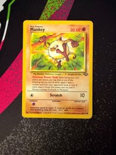 MANKEY 55/64 JUNGLE Unlimited Common Pokemon picture