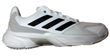 adidas CourtJam Control 3 Cloud White Core Black Tennis Shoes Men's Size 7.5 NEW picture