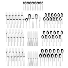 Mikasa Everett 101-Piece Flatware Set 18/10 Stainless Steel Service for 12  new picture
