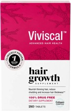 Viviscal Women's Hair Supplement 180 Tablets Promotes Hair Growth Hair Health picture