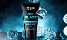 BEARDO Ice Blast Cooling Facewash for Men, 100 ml feels cool in summers . picture