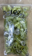 3M Brand 13-10-NB Ring Terminal, Nylon Insulated, 12-10 AWG, #10 Stud, Pack/100 picture