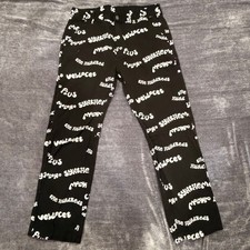 The Hundreds A Clockwork Orange Work Pants Mens 32 Black Print Carpenter picture