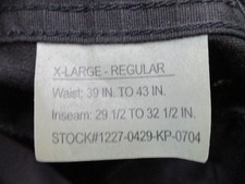 Rothco Black BDU Cargo Pants 100% Cotton Ripstop Tactical Military Style NWT picture