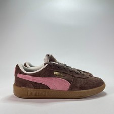 Puma Palermo Brown Pink Suede Gum Low Top Casual Sneakers 406302-03 Women's Sz 7 picture