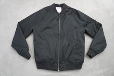 Gap Bomber Jacket Mens Small Black Water Resistant Windproof Full Zip Outdoor picture