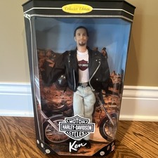Mattel Barbie Ken Fashion Doll. Harley Davidson Collector Edition picture