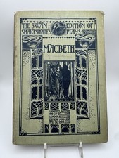 Antique 1899 Macbeth William Shakespeare 1st Edition Swan Series Art Nouveau HC picture