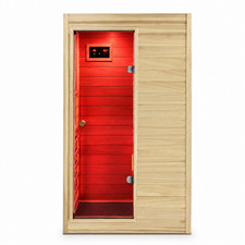 Mini Far Infrared Sauna Red Light Therapy Low EMF Indoor Saunas for 1 Person picture