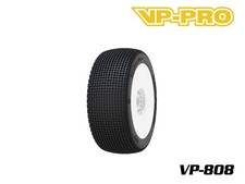 VP Pro Buggy Tire:  808 Cactus Evo M2, MS (set (4), White Dish Wheels 17mm) picture