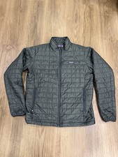 Patagonia Men’s Nano Puff Jacket XL Dark Green Synthetic Insulated Excellent picture