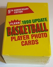 1990 Fleer Update NBA Basketball Box (COMPLETE 100 Cards) - Factory Sealed picture