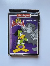 1989 Waddingtons Count Duckula Giant Card Game COMPLETE 40 Cards w/ Instructions picture