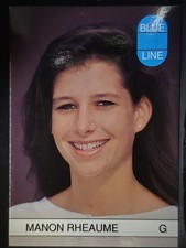 1993 Blueline Magazine Promo Card Manon Rheaume #2 picture