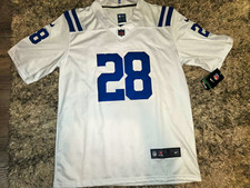 Nike Jonathan Taylor #28 Indianapolis Colts NFL Jersey White Blue S picture