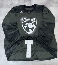 Adidas Florida Panthers Salute Service Military Appreciation Authentic Jersey 60 picture