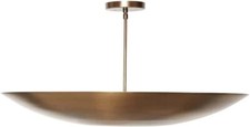 6 Light Modern Century Elegant Ceiling Flush Mount Brushed Brass Pendant light picture