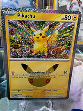 The Pokémon Company Pikachu 040/128 (18/30) 30th Celebration Holo 80 HP picture