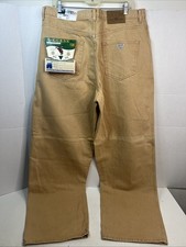 Vintage Guess Denim Jeans Mens 38X34 Brown Cotton Canvas Style 38128 Baggy picture