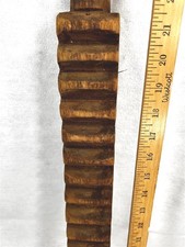 antique washing scrub board carved wood primitive 28x2.5x1.75 original 18th19th  picture