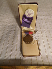 Fantastic Vintage 1939 Red Crown Toledo Ohio Bowling Medal & Elks Medal picture