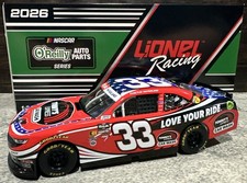 2026 CLEETUS MCFARLAND #33 TOMMY’S EXPRESS CAR WASH 1/24 LIONEL NASCAR DIECAST picture