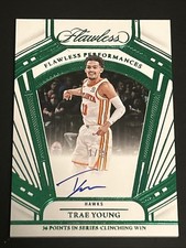 2023-24 Panini Flawless Performances Autographs Trae Young /5 picture