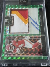 RASHEE RICE ROOKIE RPA PRECISION GREEN PRIZM /49 2023 PANINI ONE AU RC MEM picture