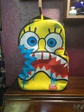 Limited Edition Sprayground x SpongeBob SquarePants Shark Bite Backpack DXLV picture