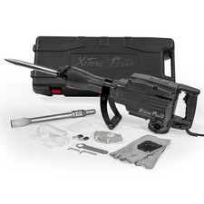 XtremepowerUS 2200W Electric Demolition Jack Hammer With Point & Chisel Bits Set picture