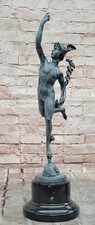 Bronze Mercury Hermes Statue After Giambologna Lost Wax Method  picture