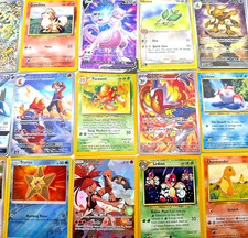 2 LBS MEGA Pokemon Card Bulk Lot Over 300+ Cards with Vintage Holos + Trainers picture