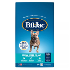 New w/ tags Bil-Jac Small Breed Adult Dry Dog Food 30 Lb Chicken Oatmeal & Yams picture