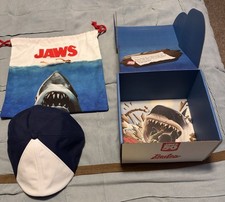 Boston Scally Co. m/l JAWS 50th Anniversary cap, box, and bag picture