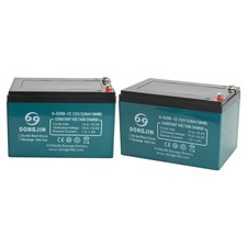 2PC 12V 12Ah 6-DZM-12 6-DZF-12 6-DMF-12 Battery For Scooter Quad E bike Buggy picture