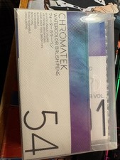 CHROMATEK 54 Watercolor Pens Set 4 Aquapens & 50 Unique Colors | Real Brush Pens picture