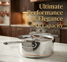 All-Clad Copper Core Stainless Steel Saucepan Cookware Made in USA picture