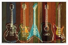 Trends International Guitars Wall Poster 22.375
