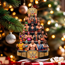 HOT WWE Legends & Champions Christmas Tree Ornament picture